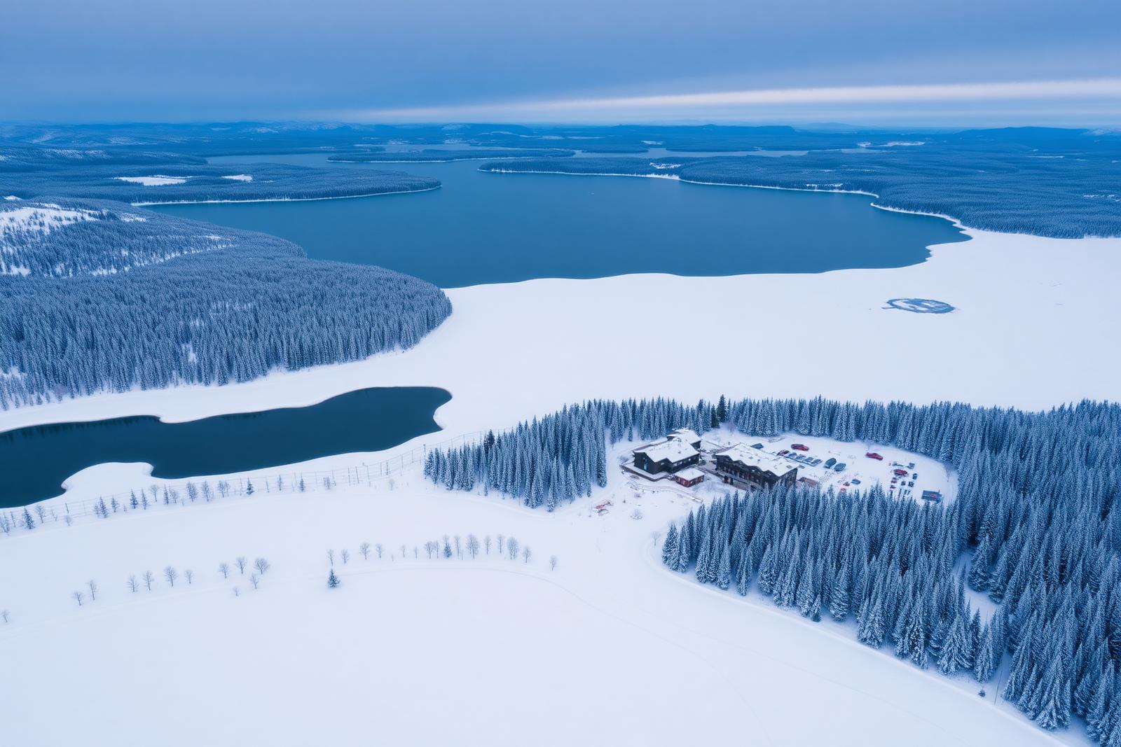 Jessheim – Drone, Vann, Vinter