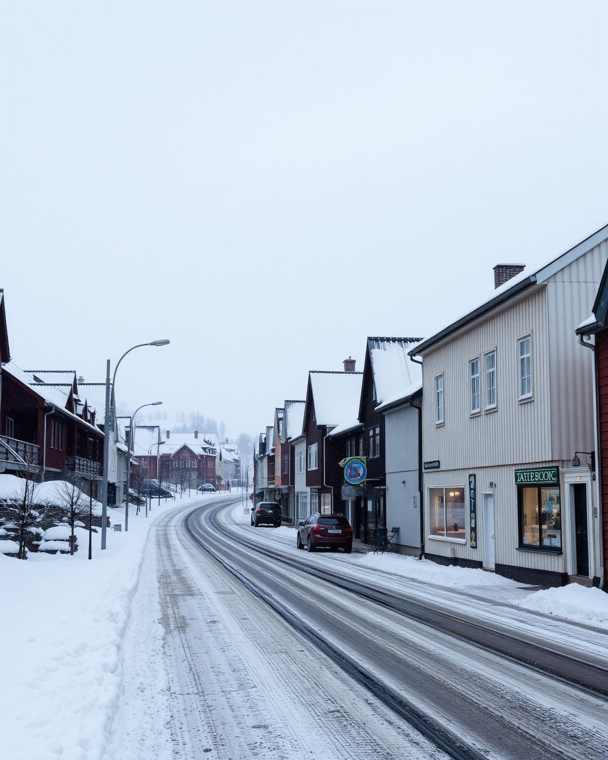 Jessheim – Bakkenivå, Sentrum, Vinter